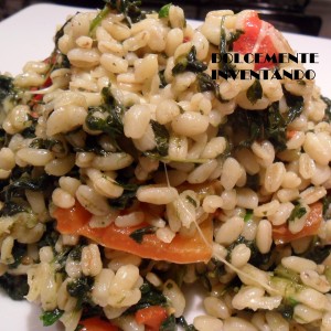 Grano di kamut con verdure