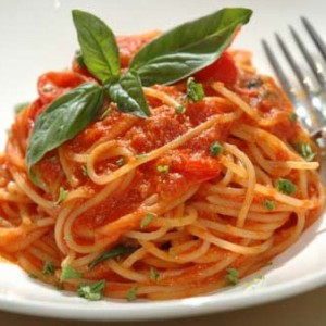 Vermicelli pomodoro e basilico