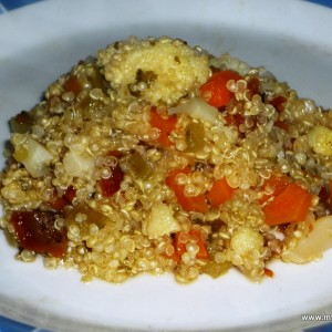 Quinoa  con ortaggi misti