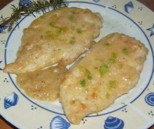 Filetto di pollo nappato al vino bianco