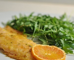 Carpaccio di seitan all’arancio e insalata sfiziosa