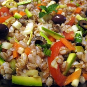 Farro in insalata