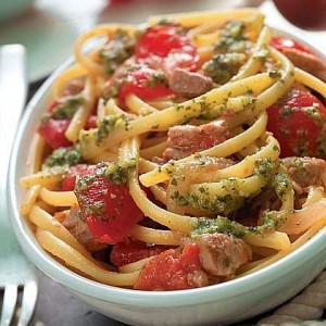 Linguine al pomodoro fresco