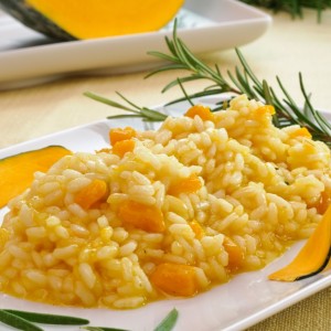 Risotto con la zucca