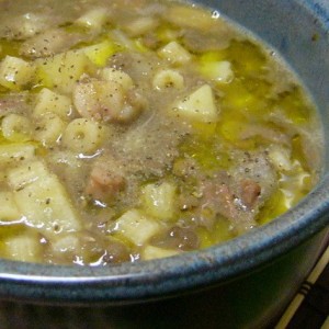 Zuppa di lenticchie e Patate