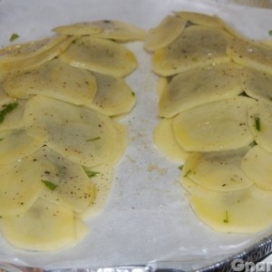 Filetto di orata in crosta di patate