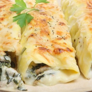 Crespelle con Patate, fagiolini e Ortiche