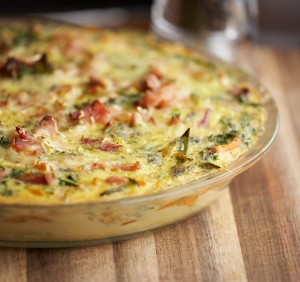 Egg and bacon frittata