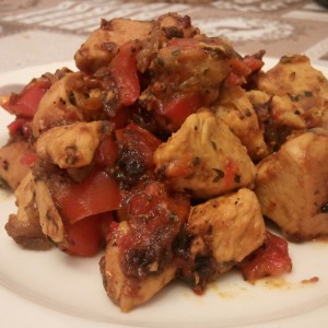 Bocconcini di Pollo alla Mediterranea