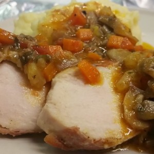 Petto di Pollo  alla Cacciatora  1