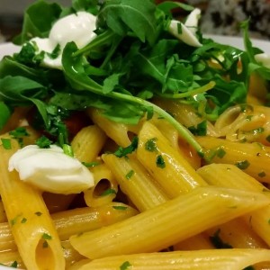 penne al pesto di rucola