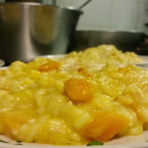 Risotto alla Zucca & Porri 1