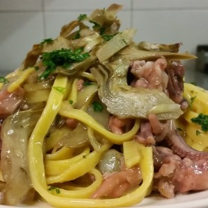 Tagliolini Freschi Carciofi & Calamari