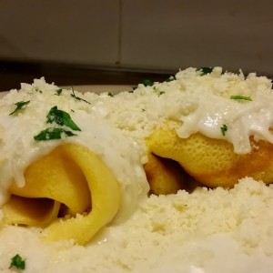 crespelle di Kamut pere e gorgonzola 1