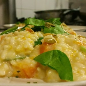 Risotto Zucca & Spinacino Novello  .