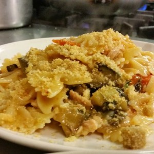 farfalle alle melanzane e timo