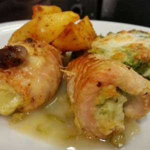 involtini di tacchino alla ligure