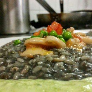 risotto al nero di seppia