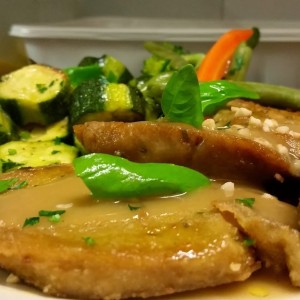 Scaloppine di Seitan al Limone e Zenzero