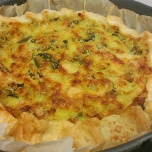 Torta Salata al Pesto Con patate e fagiolini