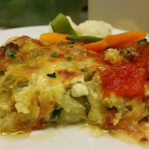 Torta Salata al Pesto di Basilico patate e Fagiolini1