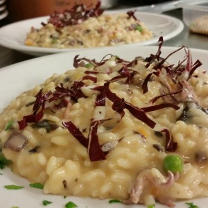 Risotto ai Calamaretti Con Radicchio di Treviso