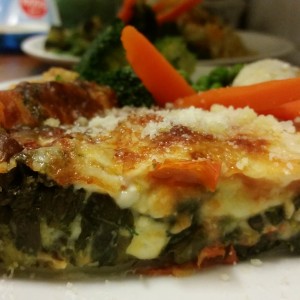 Torta Salata con Cima di Rapa e Scamorza Fumè Servita con Finocchi Gratinati 2