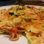 Farfalle da Agr. Biologica Con Seppioline e Zucchine