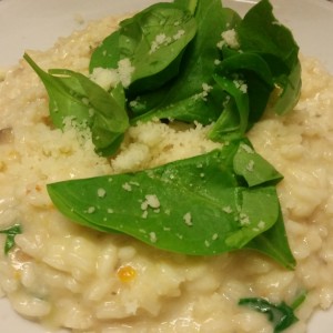 Risotto ai Funghi Con Spinacino Novello