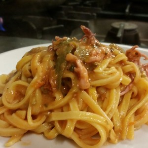 Tagliolini Freschi Con Carciofi e Calamaretti 1