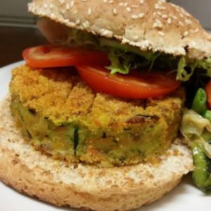 Vegan Burgher  con pane integrale