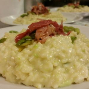 Risotto Fave & Bacon Croccante