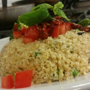 Boulgur Integrale Bio  Con Melanzane alla Mentuccia e Pomodori Secchi (1)