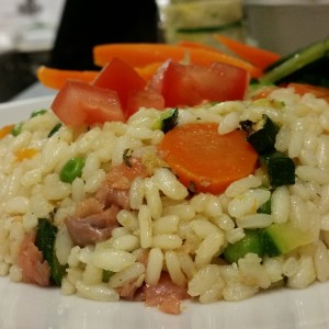 Riso Pilaff con Salmone Affumicato e Zucchine (1)