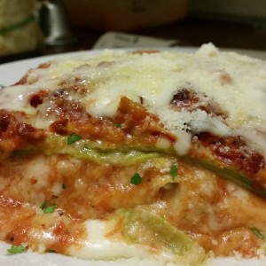 Lasagnette Verdi Gratinate alla Bolognese con rag (1)