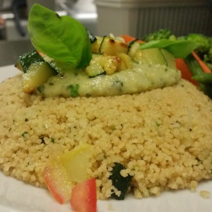 Cous Cous Integrale da Agr. Biologica  Con Pesto di Zucchine e Mandorle (2)