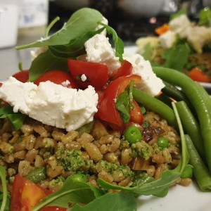 farro-feta